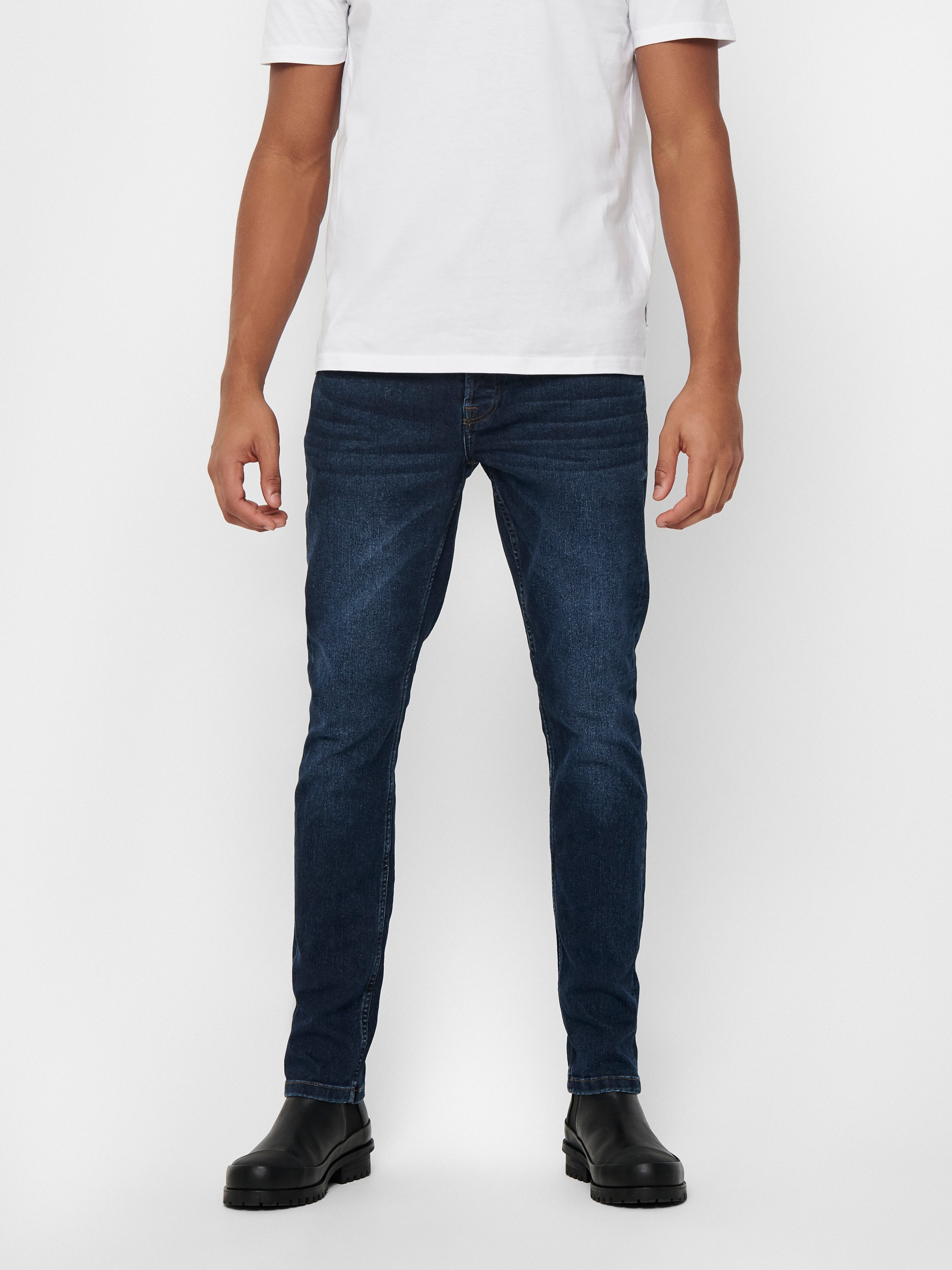 Onsloom Mittlere Taille Slim Fit Jeans