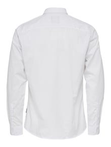 ONLY & SONS Camisas Corte slim Cuello de camisa -White - 22015472