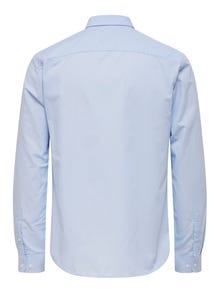 ONLY & SONS Chemises Slim Fit Col chemise -Cashmere Blue - 22015472