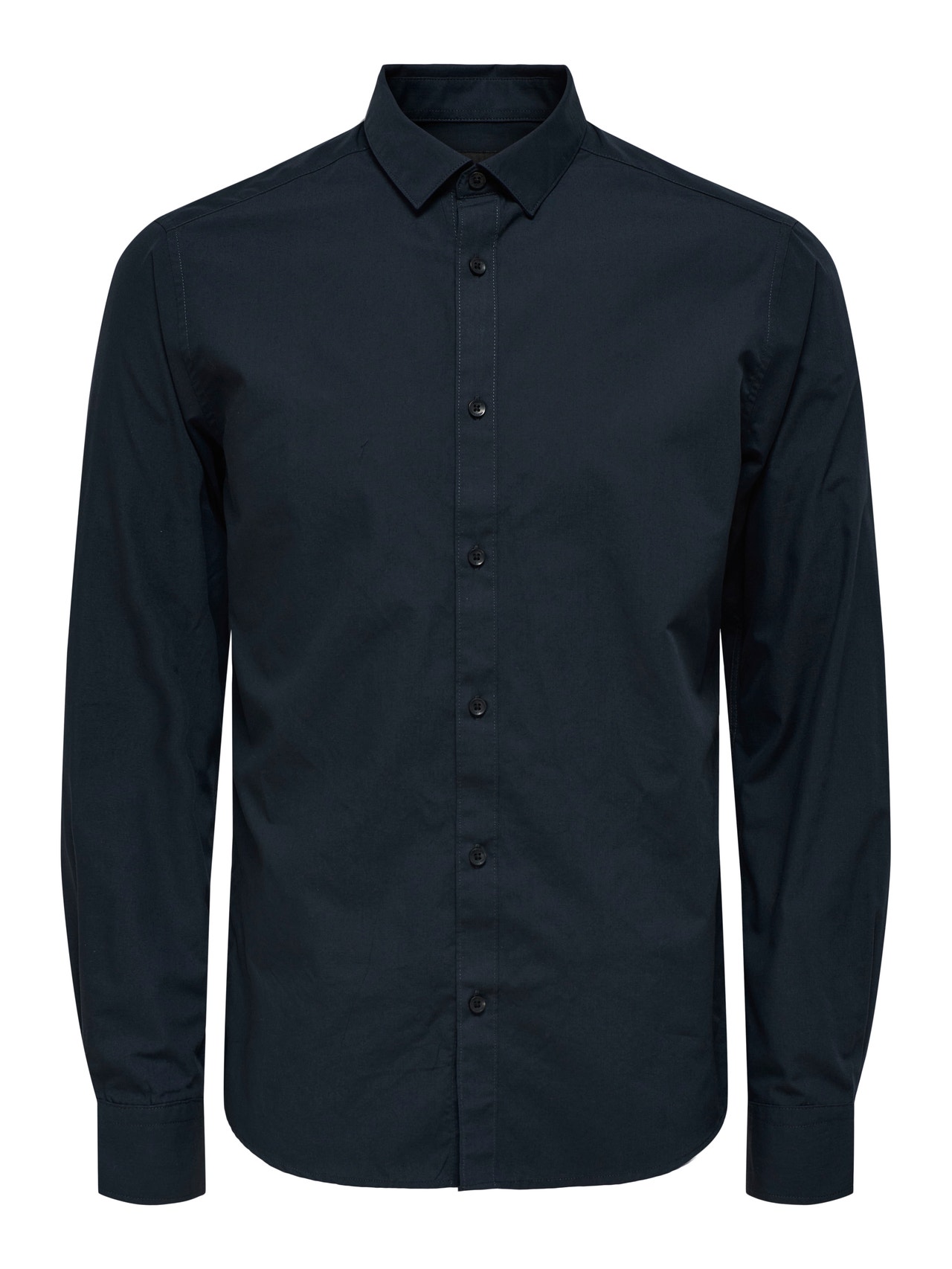 ONLY & SONS Chemises Slim Fit Col chemise -Dark Navy - 22015472