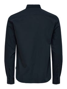 ONLY & SONS Slim fit Overhemd kraag Overhemd -Dark Navy - 22015472