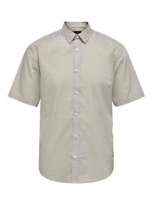 ONLY & SONS Slim Fit Skjortkrage Skjorta -Silver Lining - 22015475
