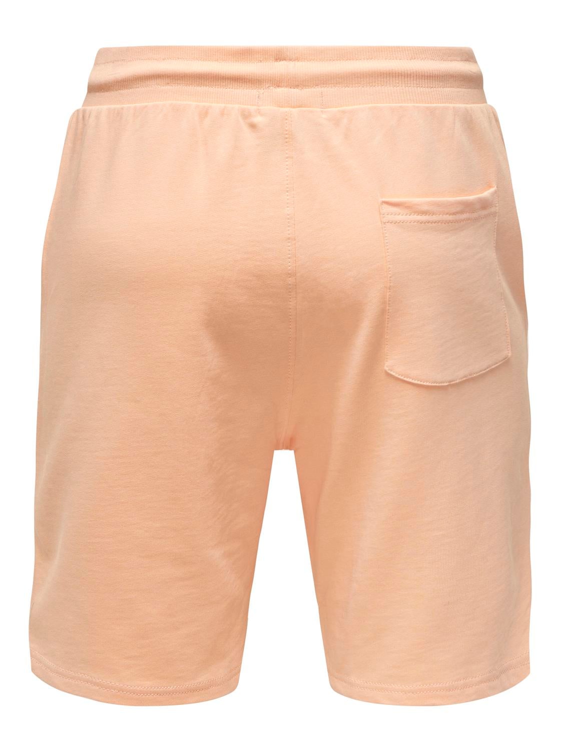 Mens pink best sale sweat shorts