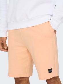 ONLY & SONS Normal geschnitten Mittlere Taille Shorts -Peach Nectar - 22015623