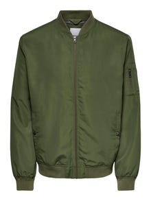 ONLY & SONS Hood Elasticated cuffs Jacket -Olive Night - 22015866