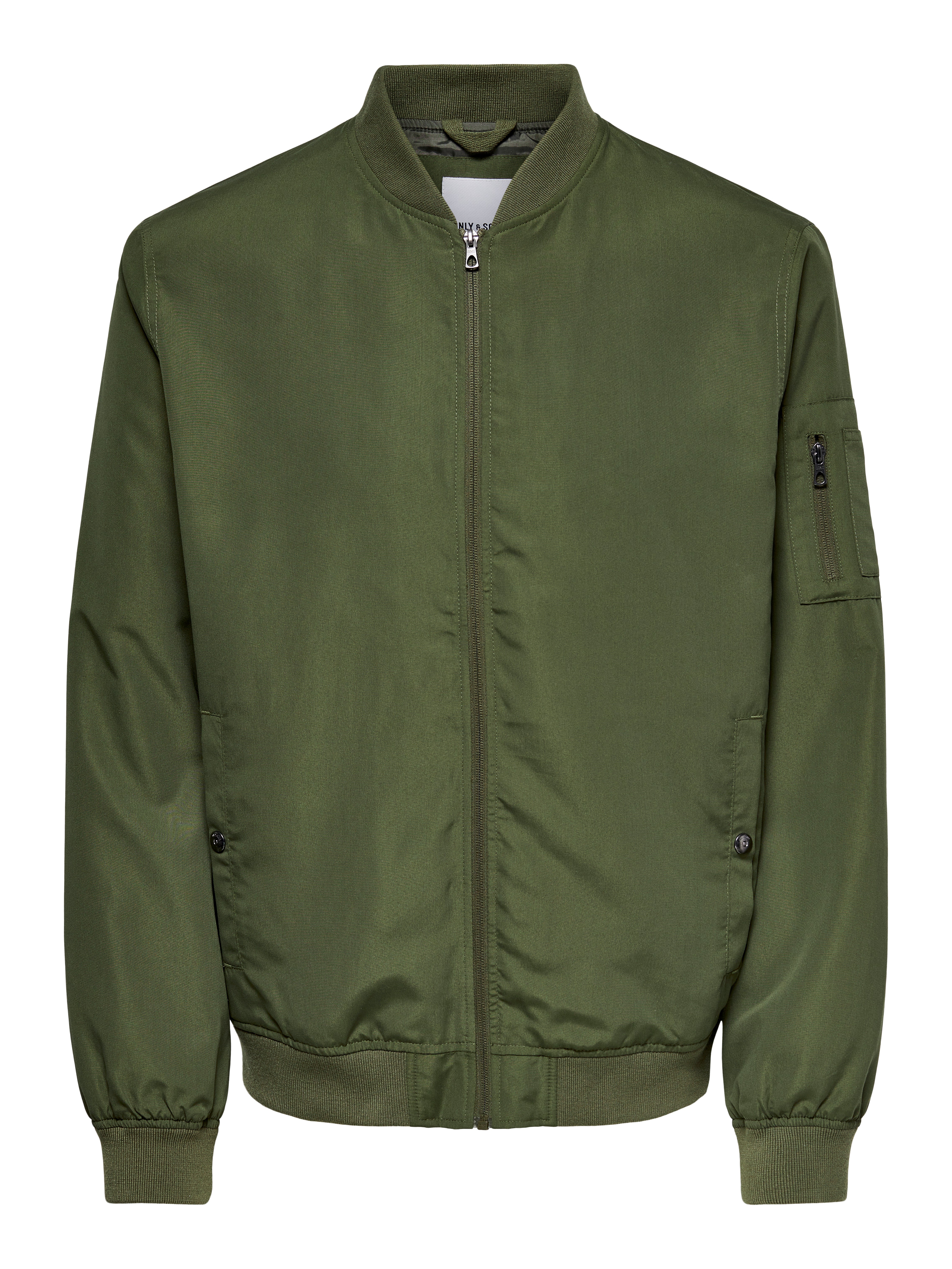 Green colour outlet jacket