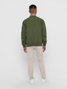 ONLY & SONS Hood Elasticated cuffs Jacket -Olive Night - 22015866