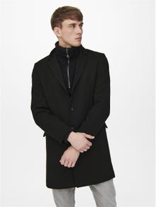 ONLY & SONS Classic coat -Black - 22016665