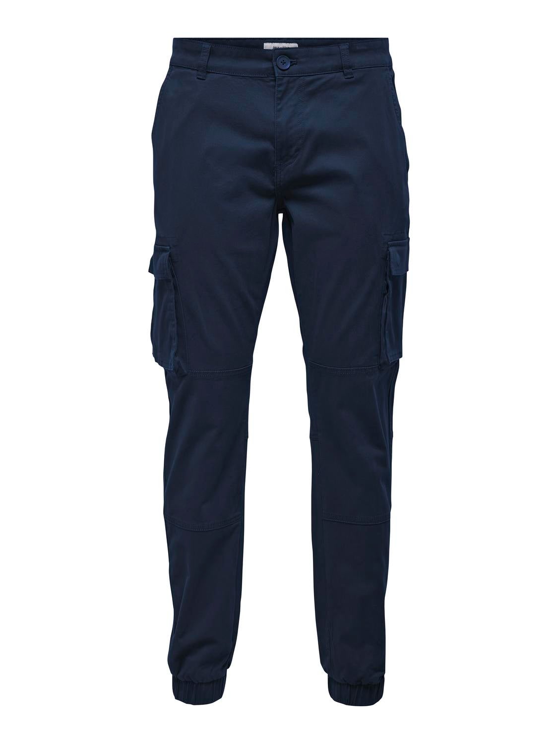 Dark Blue Cargo Pants