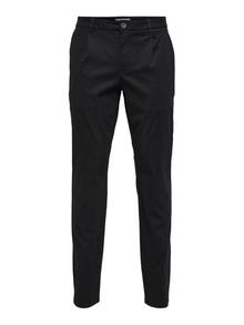 ONLY & SONS Tapered fit trousers -Black - 22016775