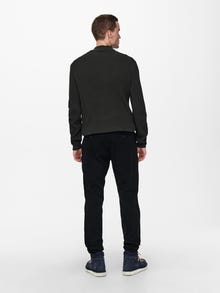 ONLY & SONS Tapered fit bukser -Black - 22016775