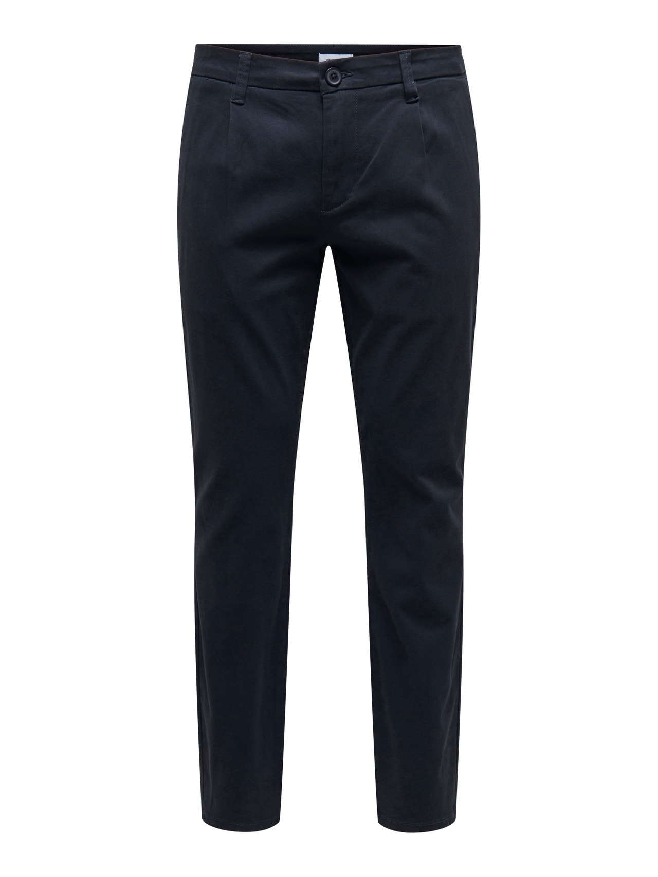 ONLY & SONS Tapered fit trousers -Dark Navy - 22016775