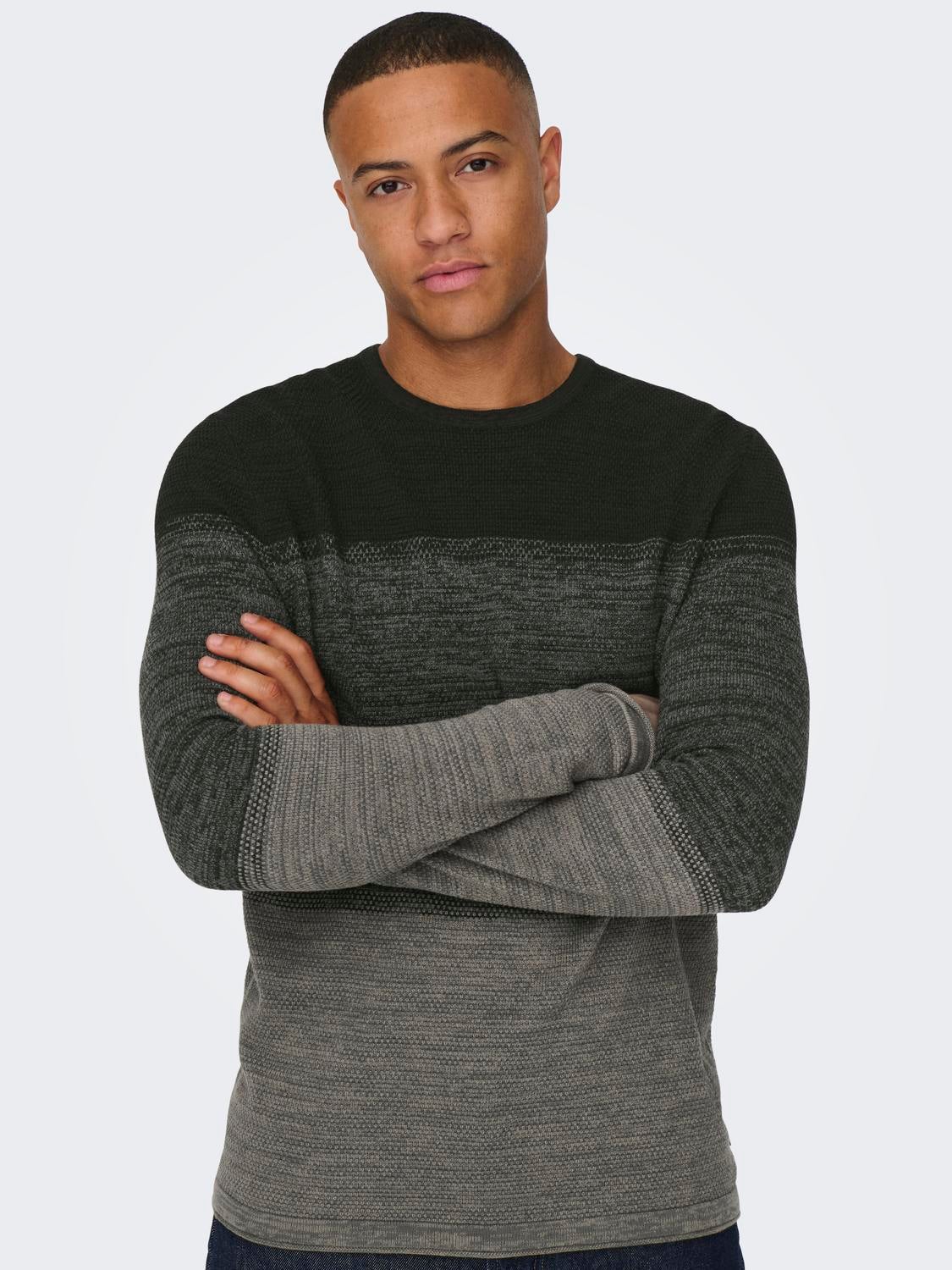 ONSPANTER Pullover | Dark Green | ONLY & SONS®
