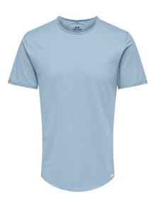 ONLY & SONS Basic o-hals t-shirt -Eventide - 22017822