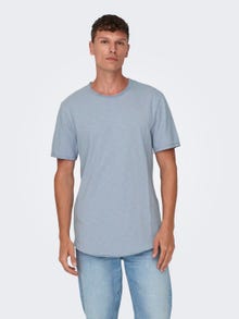 ONLY & SONS Basic o-hals t-shirt -Eventide - 22017822