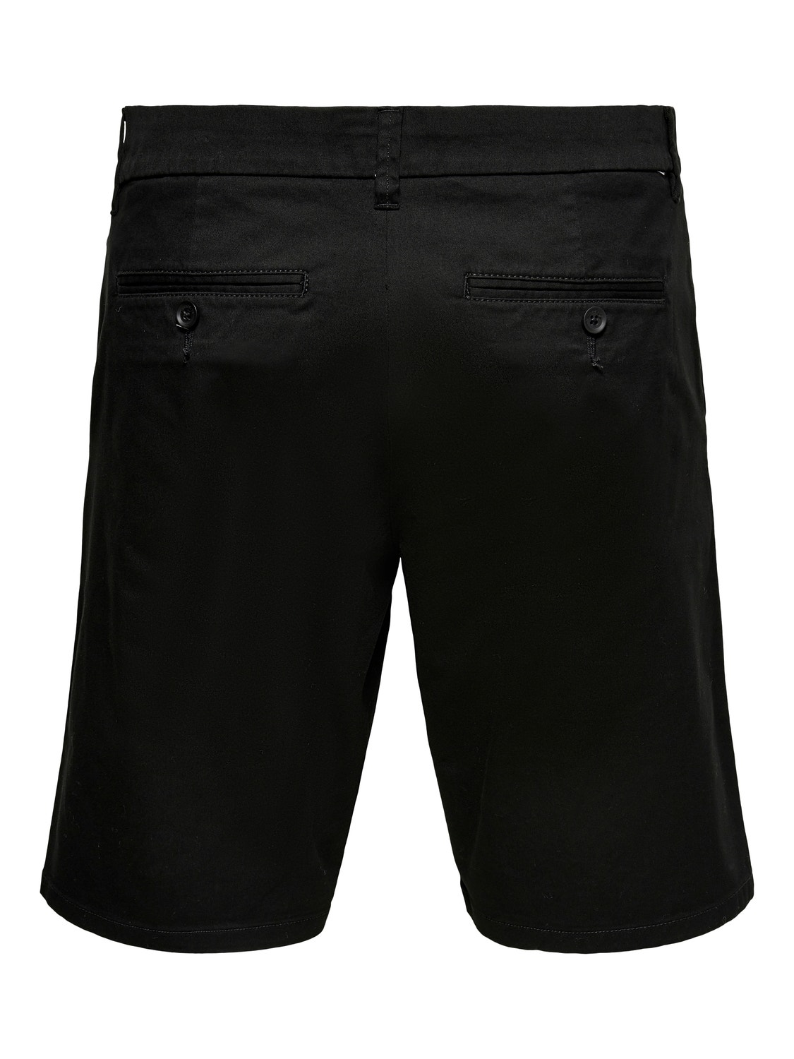 ONLY & SONS Chino shorts med normal pasform -Black - 22018237