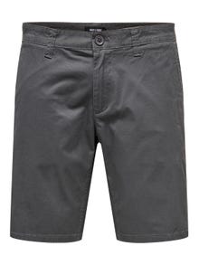 ONLY & SONS Normal geschnitten Shorts -Grey Pinstripe - 22018237