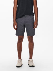 ONLY & SONS Regular Fit Shorts -Grey Pinstripe - 22018237