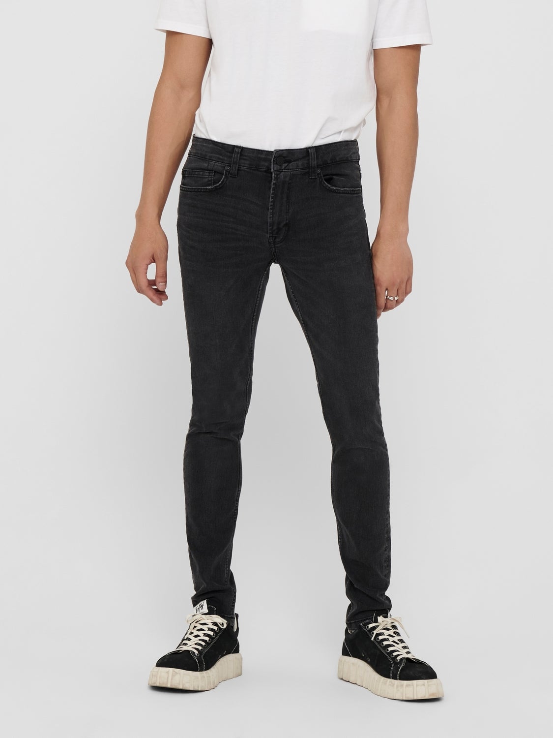 Onswarp Mittlere Taille Skinny Fit Jeans