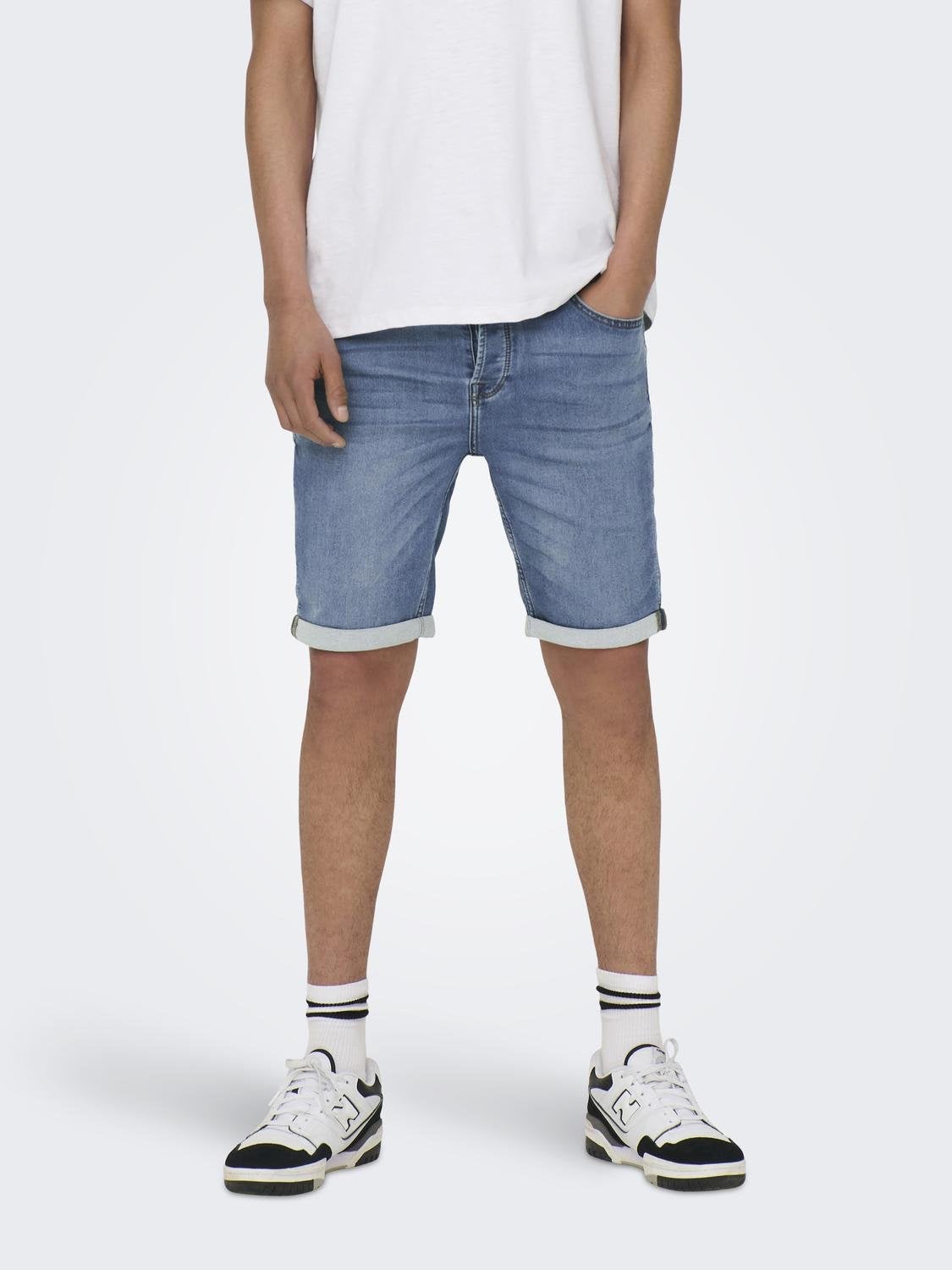 Onsply Mittlere Taille Slim Fit Shorts