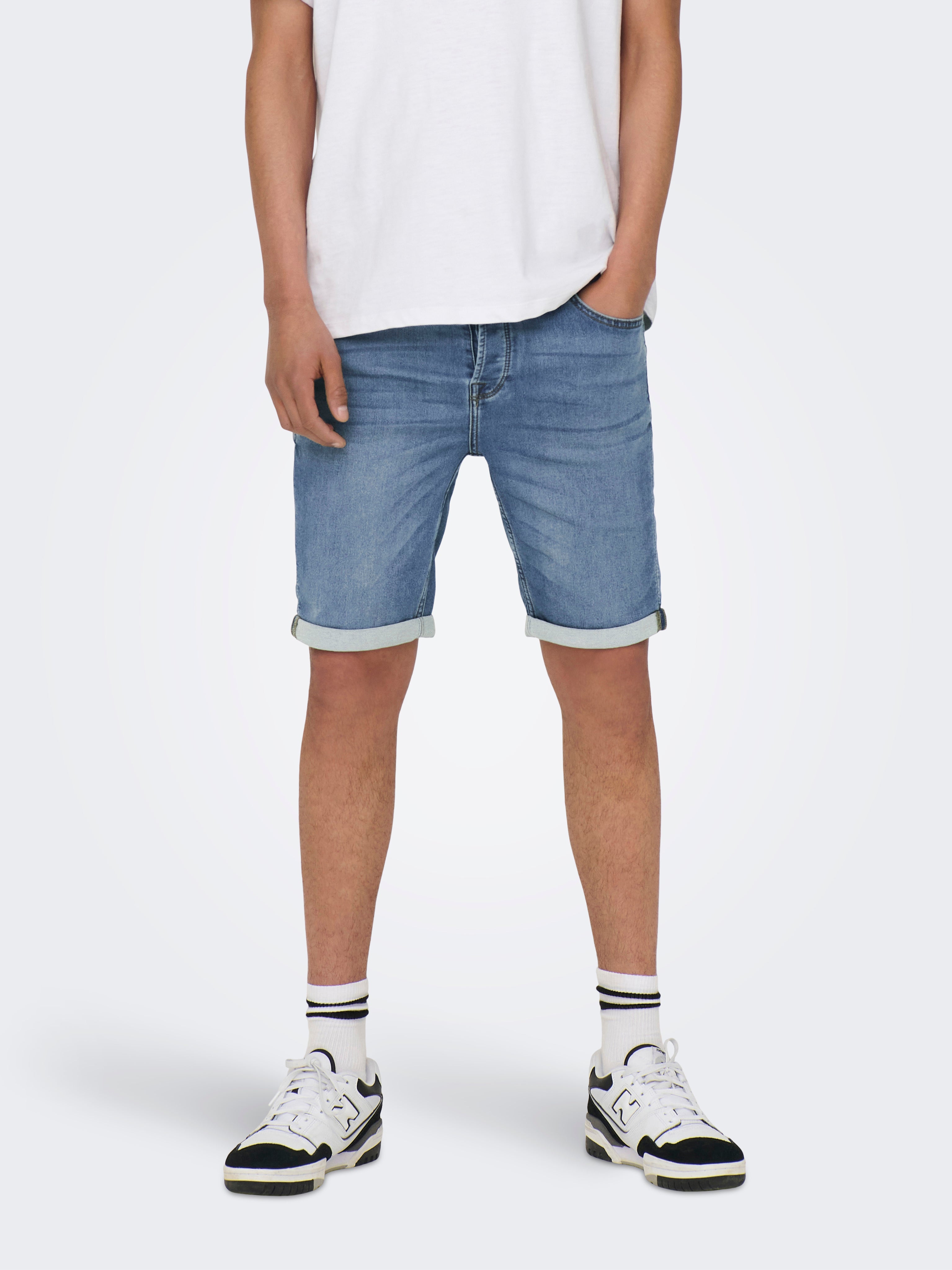 Thumbnail - Onsply Mittlere Taille Slim Fit Shorts