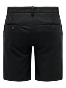 ONLY & SONS Tavapärane lõige Keskmine vöökoht Lühikesed püksid -Black - 22018667