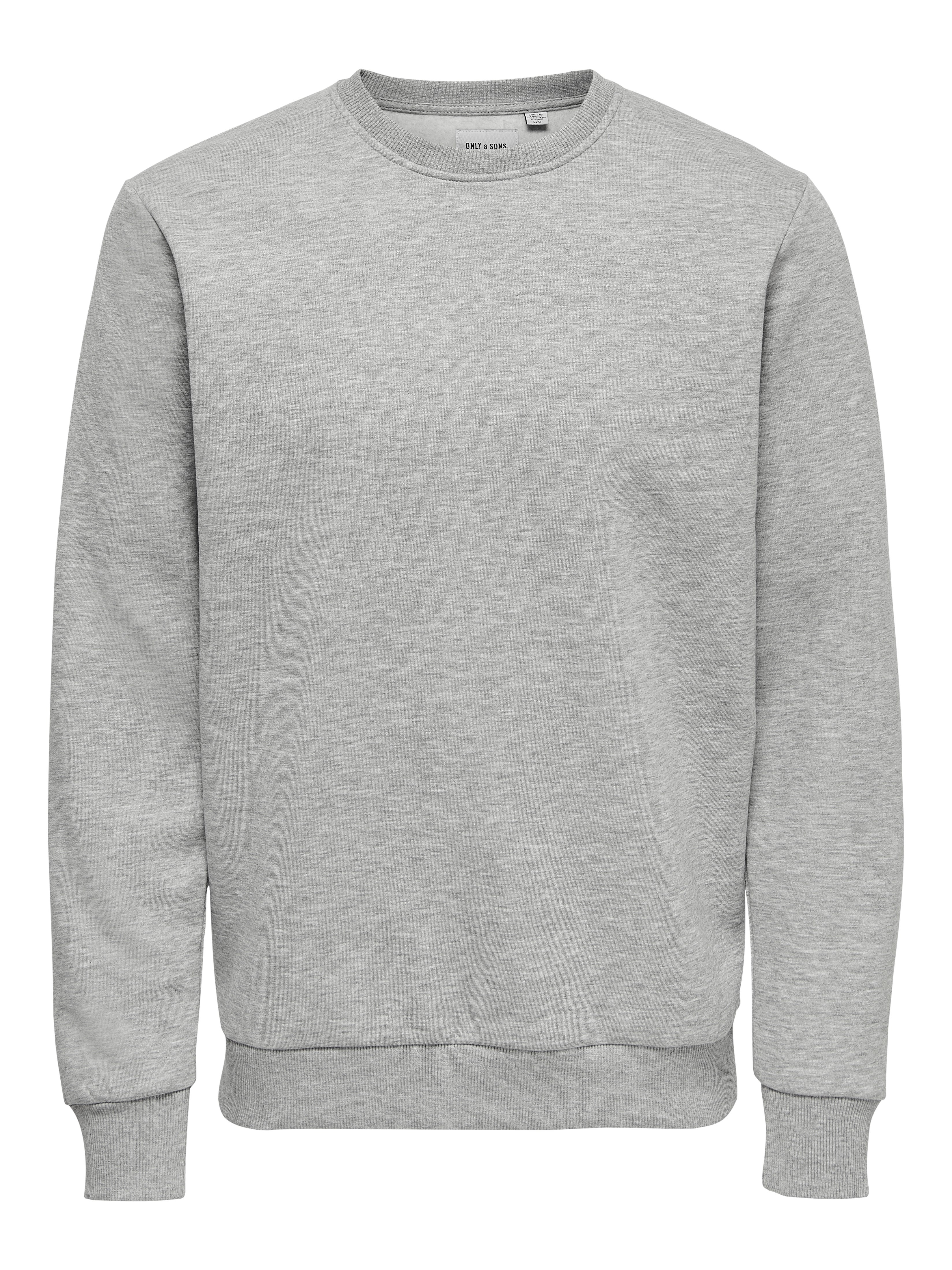O-neck sweatshirt | Light Grey | ONLY & SONS®