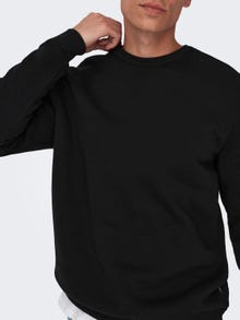 ONLY & SONS Sweat-shirt Regular Fit Col rond -Black - 22018683