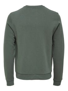 ONLY & SONS Regular Fit Round Neck Sweatshirt -Castor Gray - 22018683