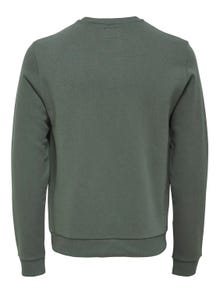 ONLY & SONS Sweat-shirt Regular Fit Col rond -Castor Gray - 22018683