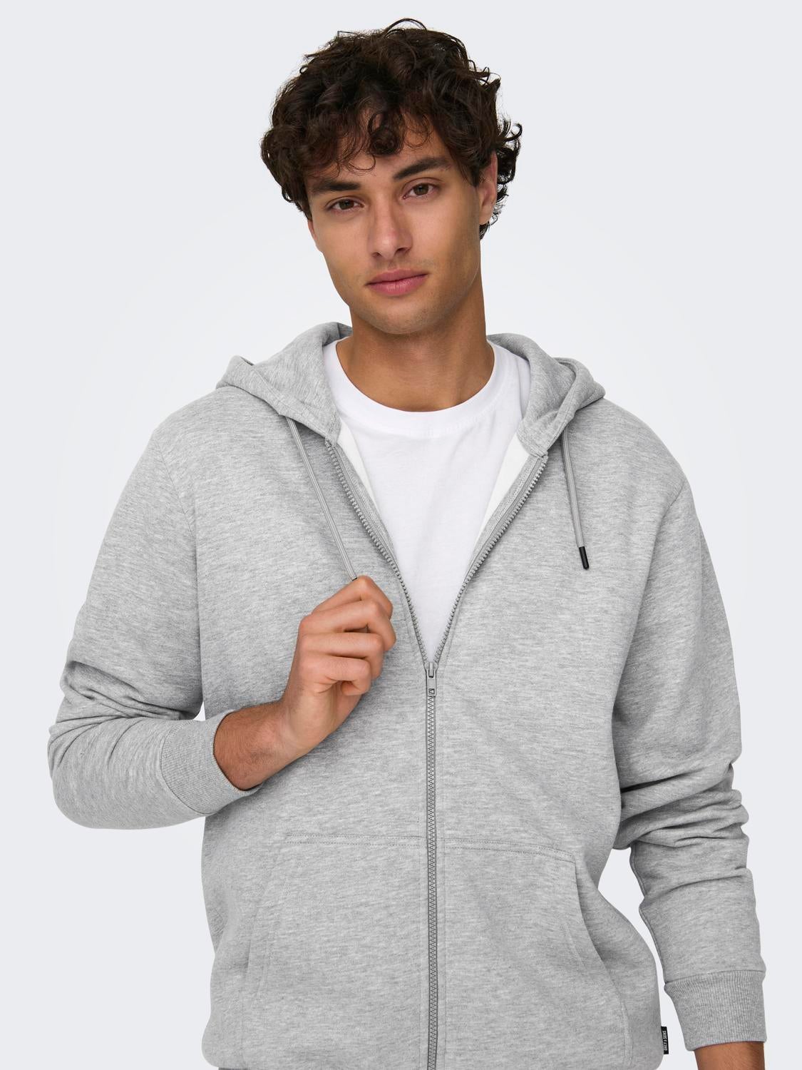 Felpa only clearance con zip