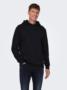 ONLY & SONS Sweat-shirt Regular Fit Sweat à capuche -Black - 22018685