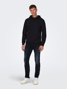 ONLY & SONS Sweat-shirt Regular Fit Sweat à capuche -Black - 22018685