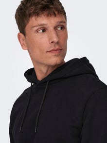 ONLY & SONS Sweat-shirt Regular Fit Sweat à capuche -Black - 22018685