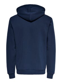 ONLY & SONS Sweat-shirt Regular Fit Sweat à capuche -Dress Blues - 22018685