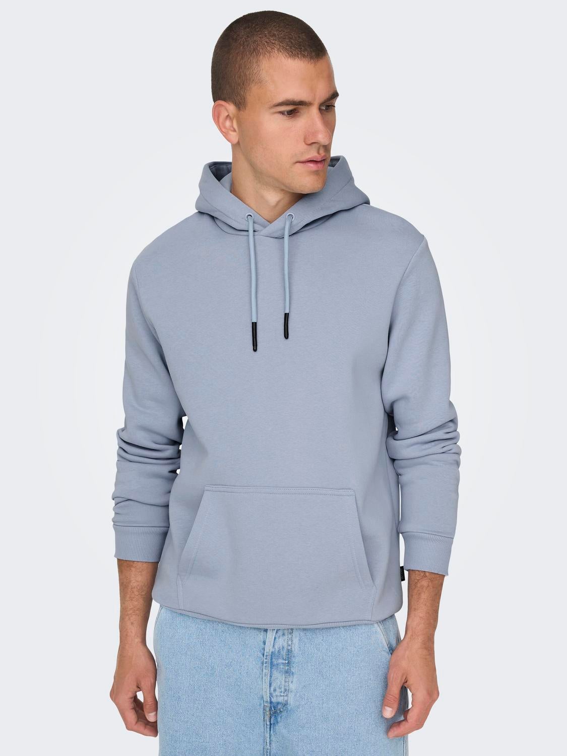 Regular Fit Hoodie Sweatshirts with 30 discount ONLY SONS