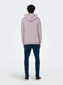 ONLY & SONS Regular Fit Hettegenser Sweatshirt -Nirvana - 22018685