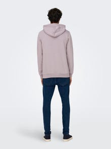 ONLY & SONS Solid colored hoodie -Nirvana - 22018685