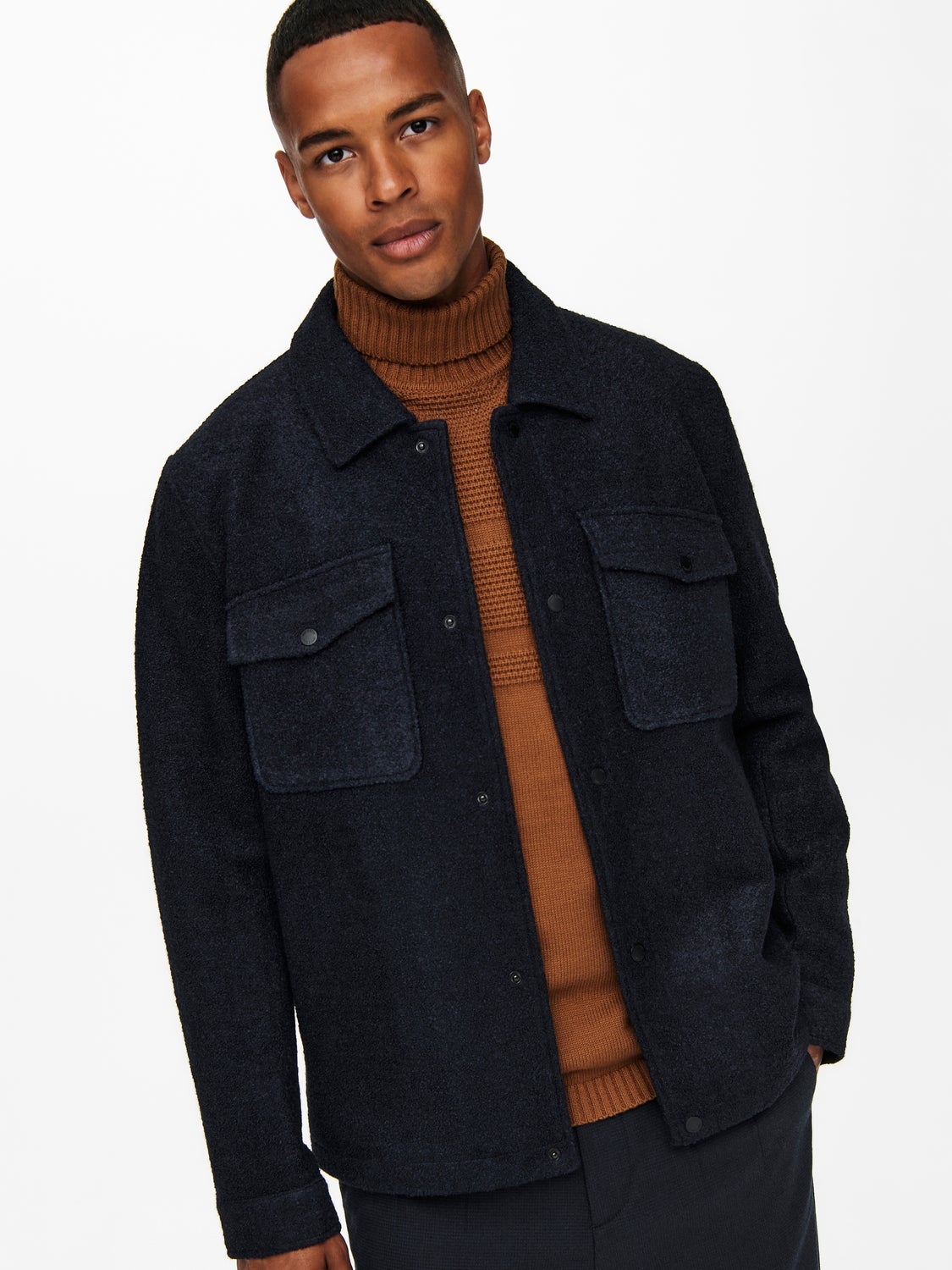 Wool jacket | Dark Blue | ONLY & SONS®