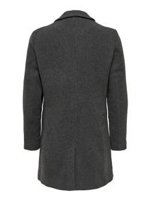ONLY & SONS Short wool coat -Dark Grey Melange - 22019594