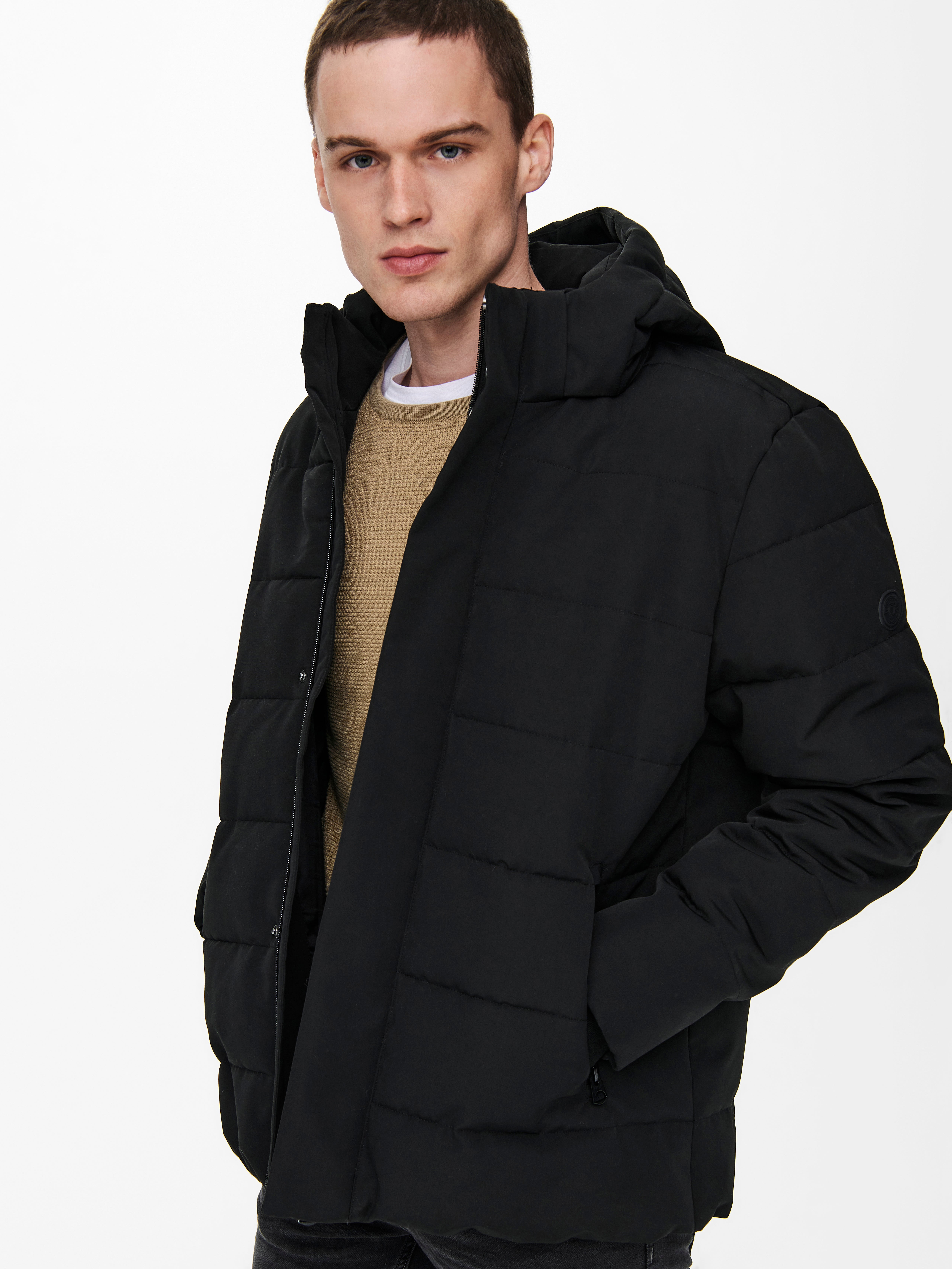ONSCAYSON Puffer jacket | Black | ONLY & SONS® ONSCAYSON Puffer jacket | Black | ONLY & SONS®