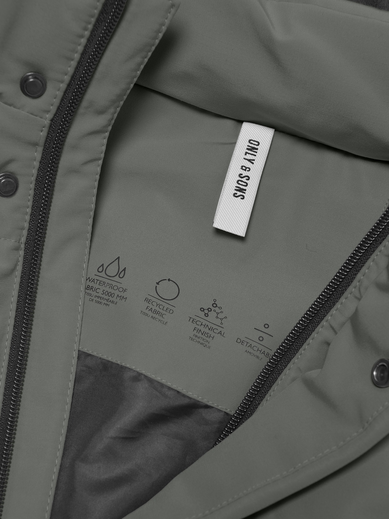 ONLY & SONS ONSCAYSON Puffer jacket -Castor Gray - 22019598