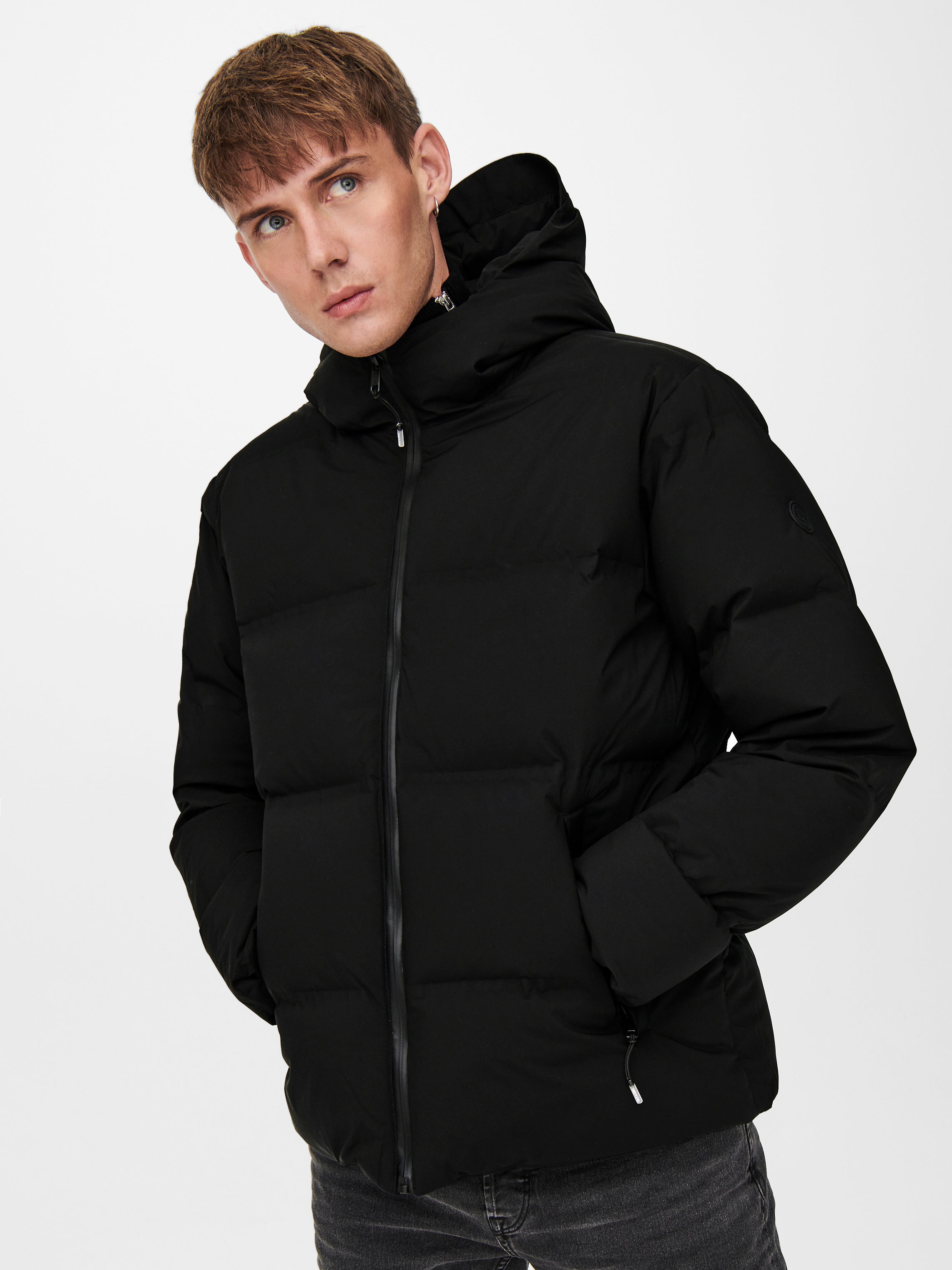 ジャケット・アウター nagonstans padded coat Black m ジャケット・アウター nagonstans padded coat Black m
