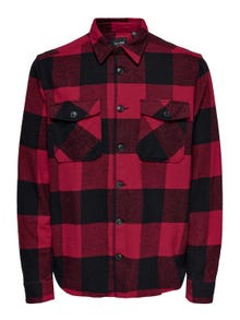 ONLY & SONS Camisas Corte regular Cuello de camisa -Fiery Red - 22019854