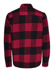 ONLY & SONS Camisas Corte regular Cuello de camisa -Fiery Red - 22019854