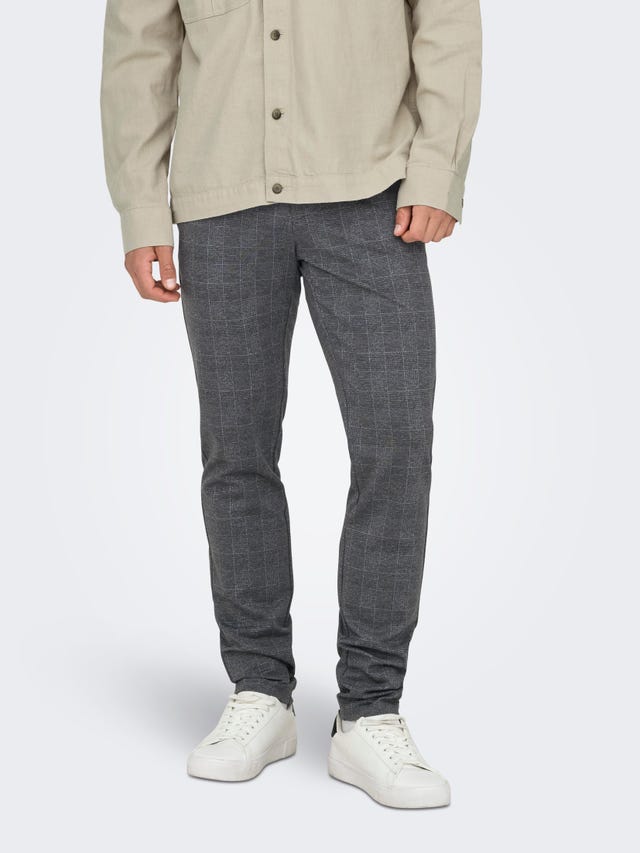 ONLY & SONS ONSMARK CHECK PANTS HY 9887 NOOS 22019887 leger groen kopen ONLY & SONS ONSMARK CHECK PANTS HY 9887 NOOS 22019887 leger groen kopen