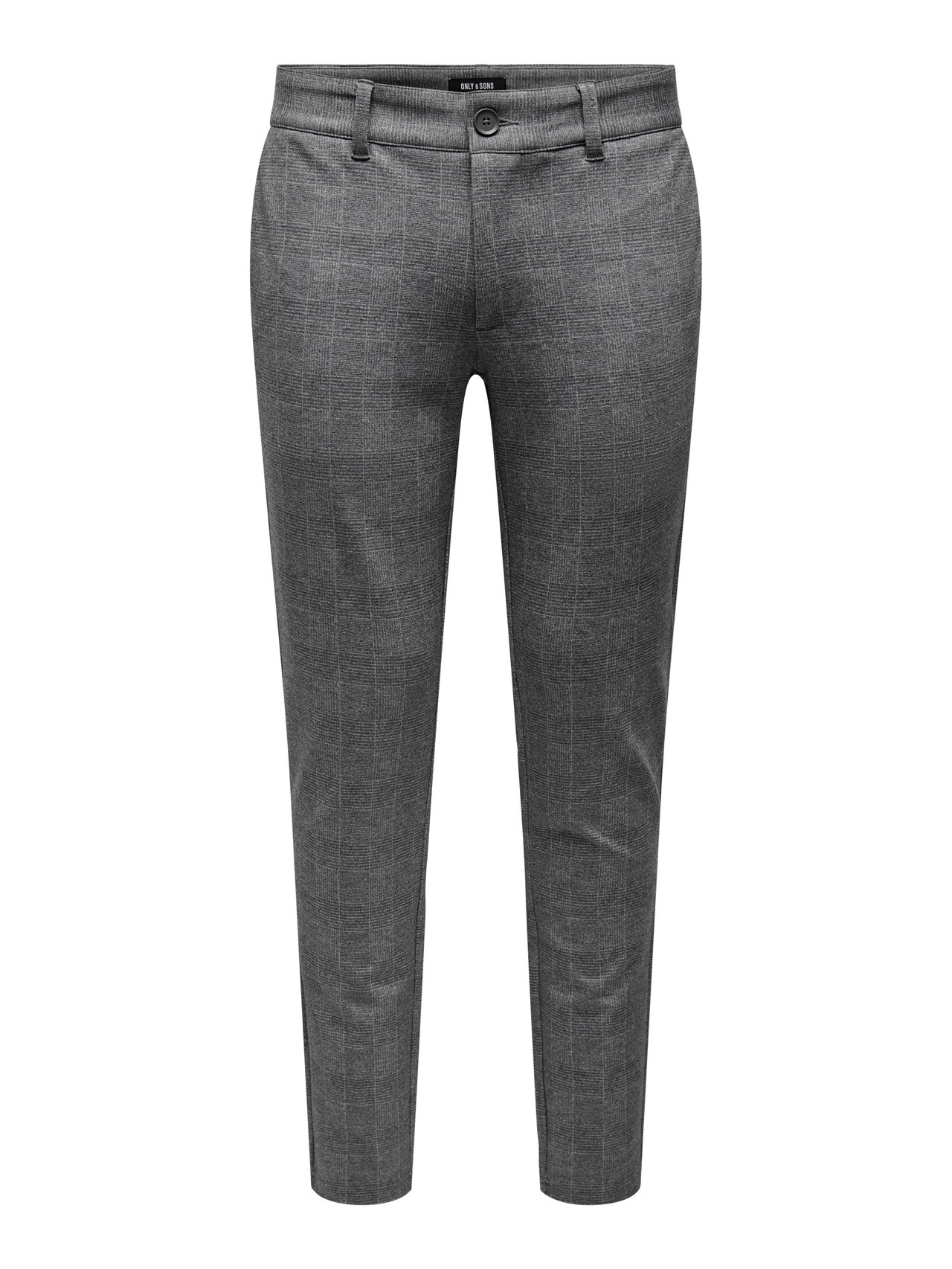 ONLY & SONS Checkered chinos -Limestone - 22019887