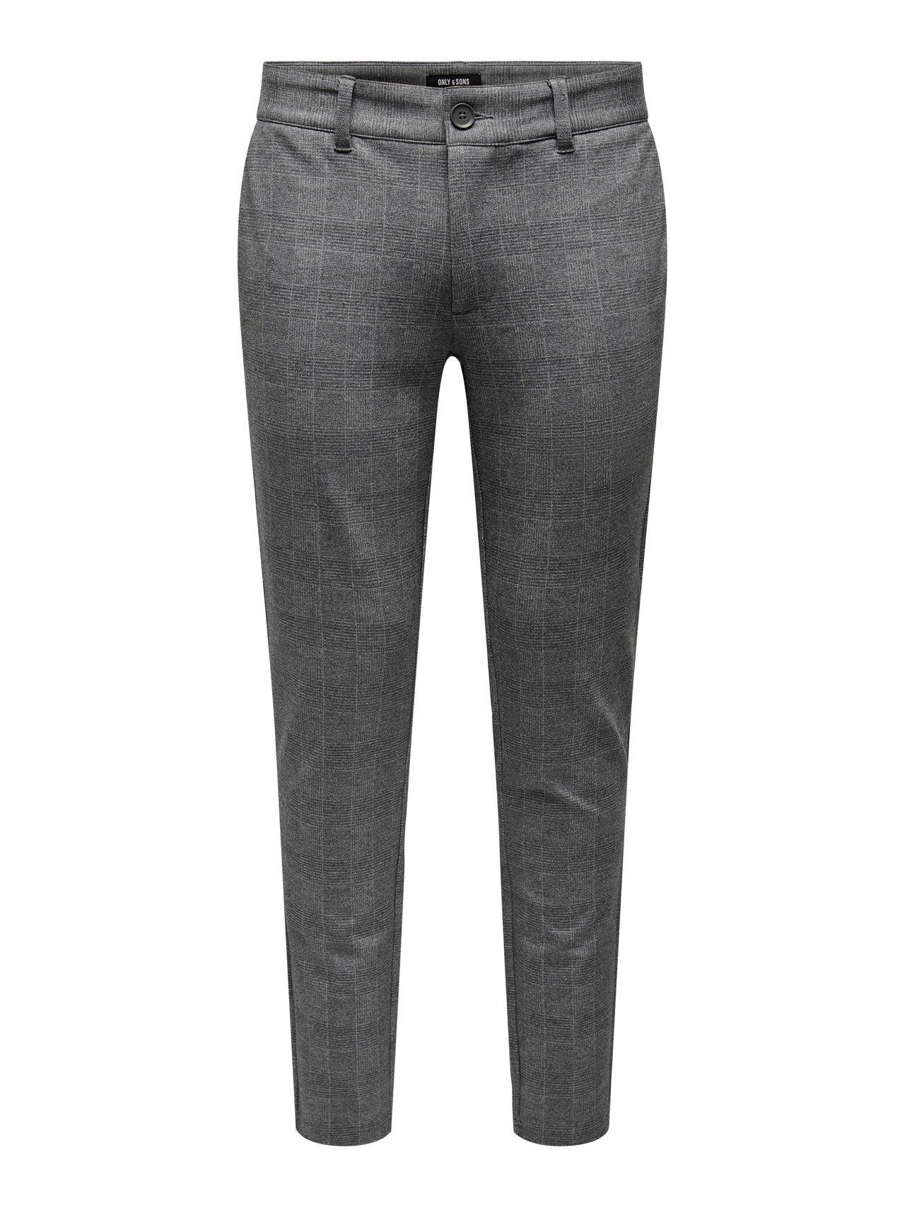 ONLY & SONS Slim Fit Mid waist Trousers -Limestone - 22019887