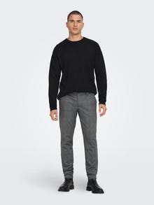 ONLY & SONS Pantalons Slim Fit Taille moyenne -Limestone - 22019887