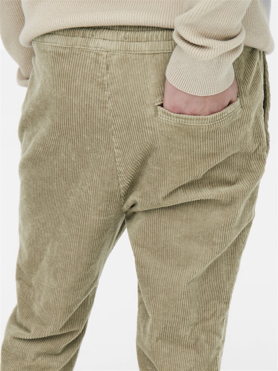 ONLY & SONS ONSLINUS CROPPED CORD 9912 PANT NOOS -Chinchilla - 22019912